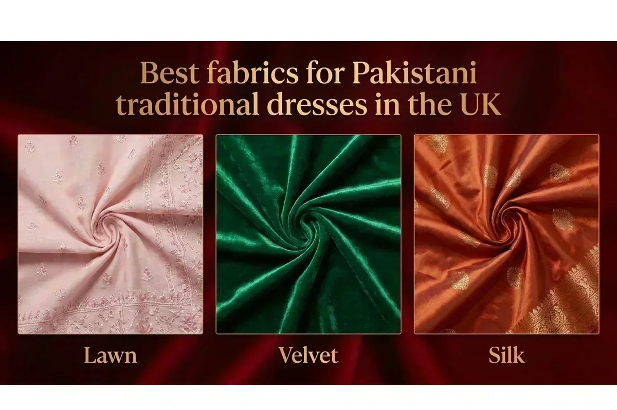 Best Fabrics for Pakistani Traditional Dresses: A UK Buyer's Guide