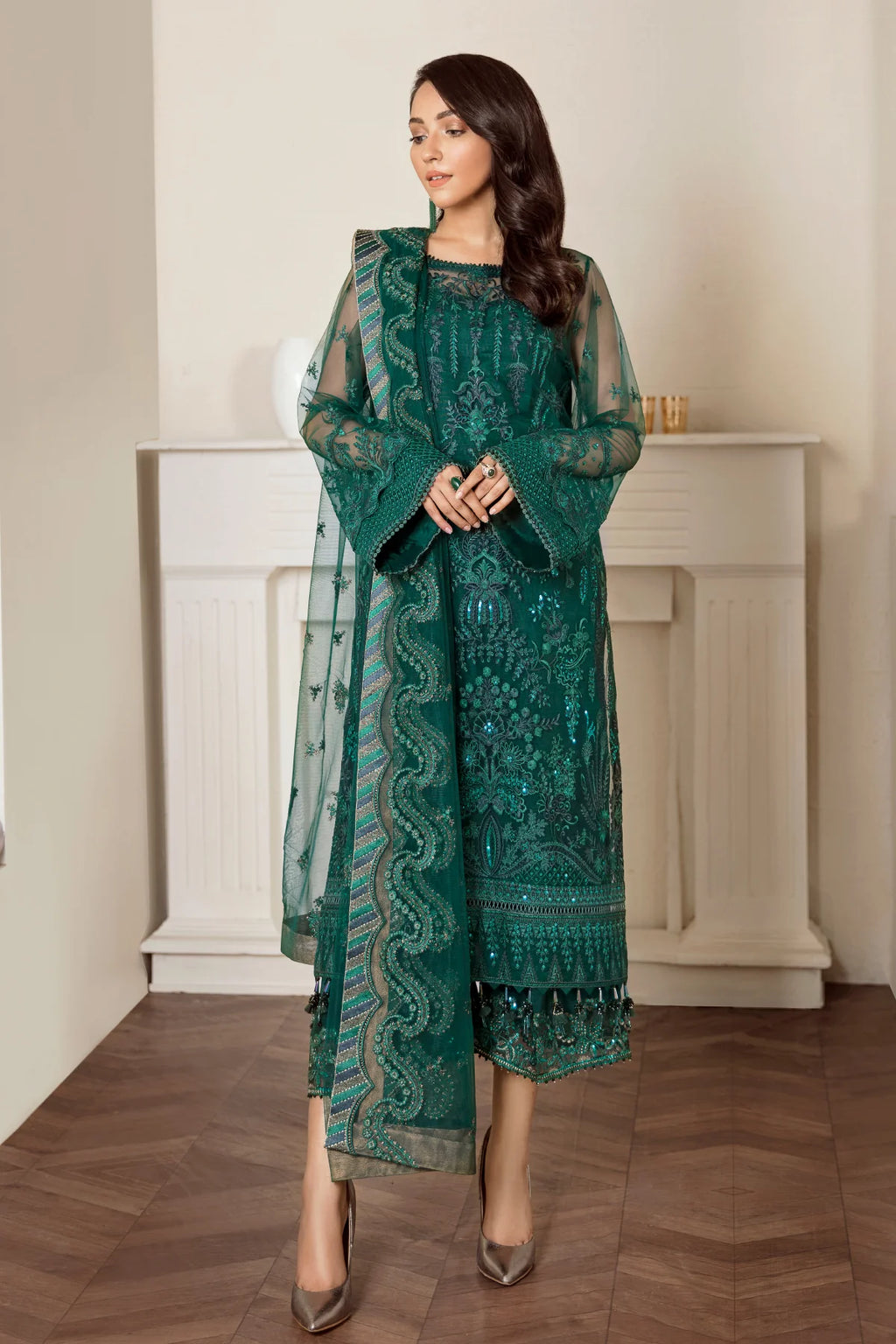 Baroque - EMBROIDERED NET UF-33