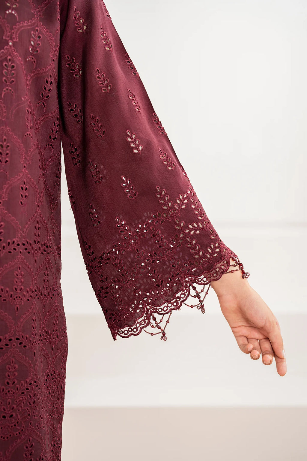 Baroque - EMBROIDERED CHIFFON UF-690 - Mirha Collections