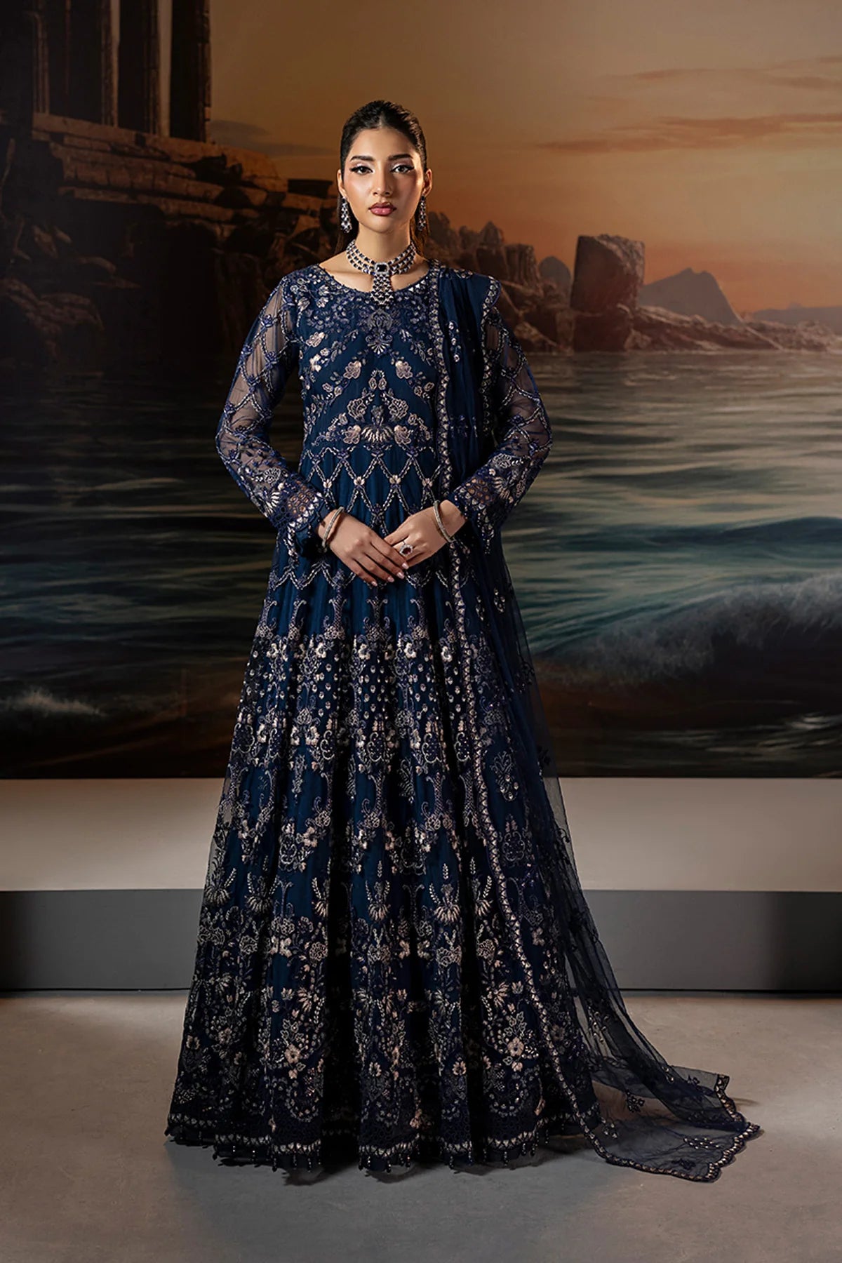Lavish - Jewel Blue - Mirha Collections
