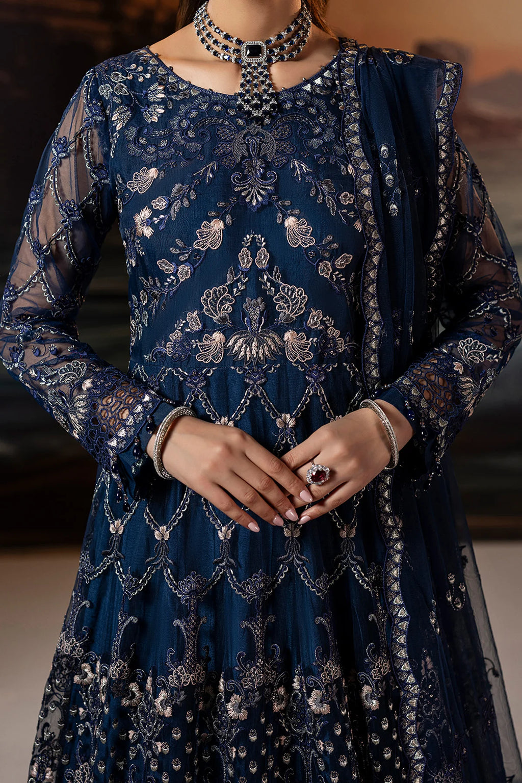 Lavish - Jewel Blue - Mirha Collections