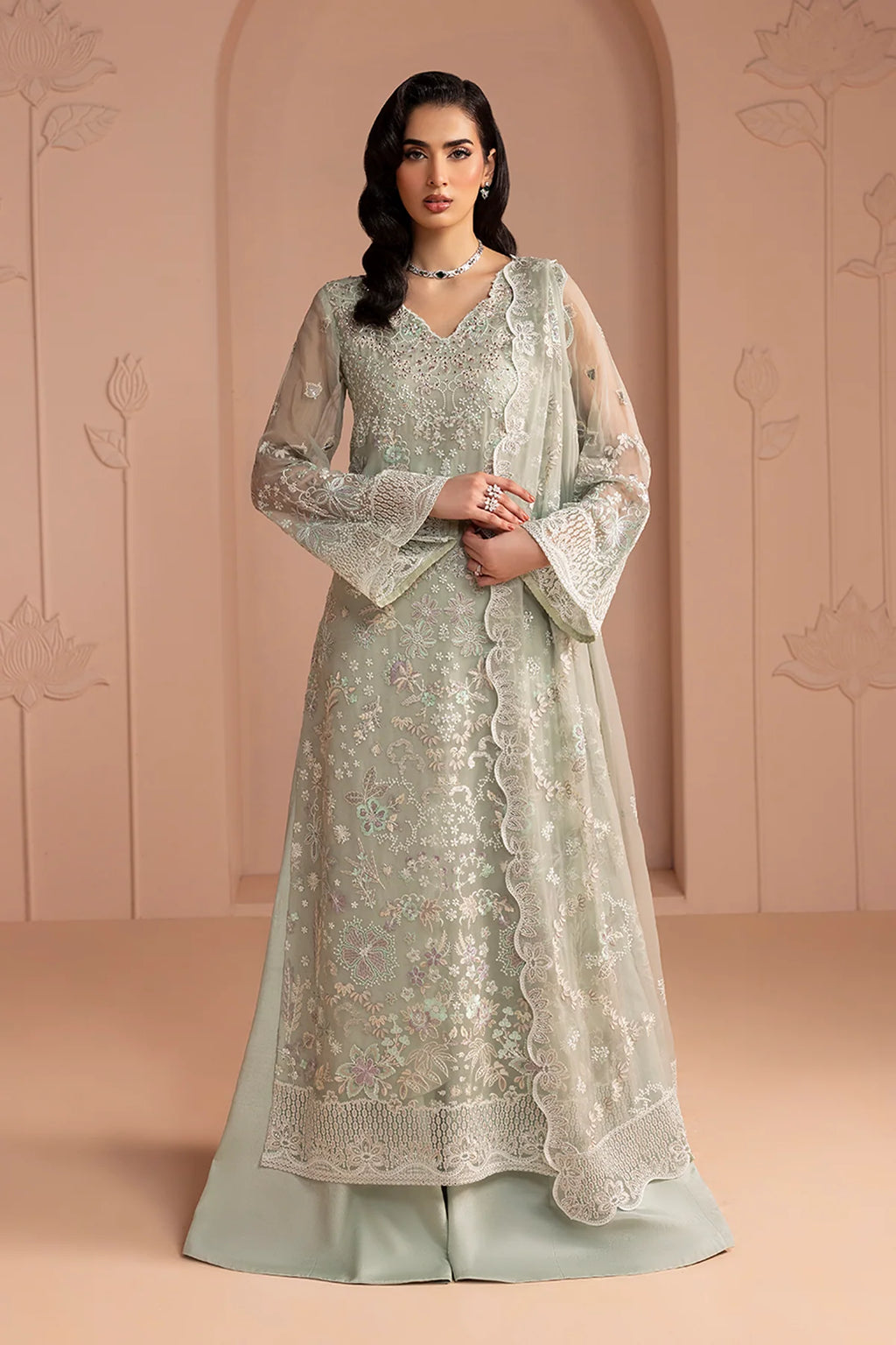 Lavish - Mint Whisper - Mirha Collections