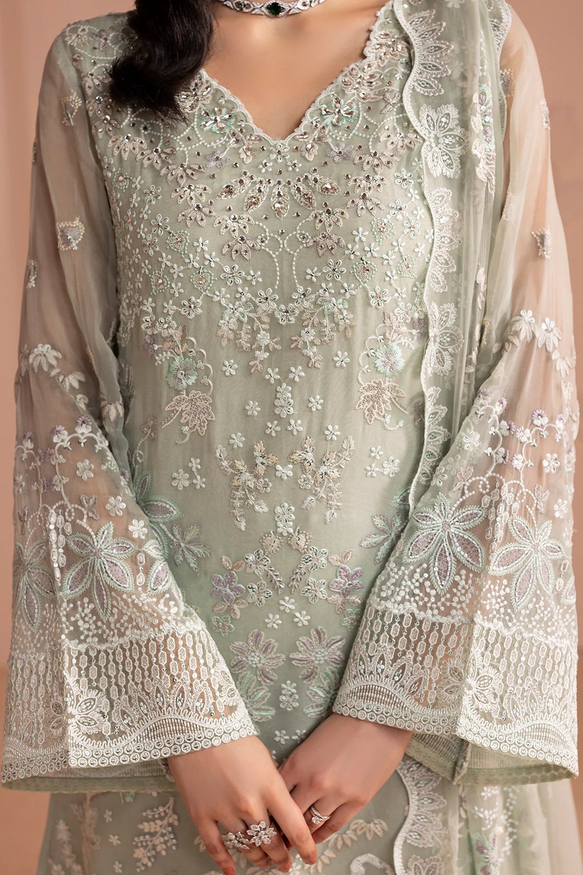 Lavish - Mint Whisper - Mirha Collections