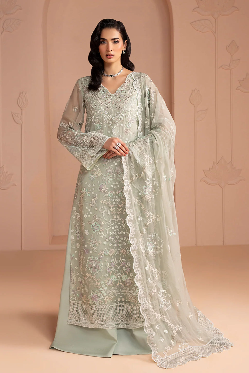 Lavish - Mint Whisper - Mirha Collections