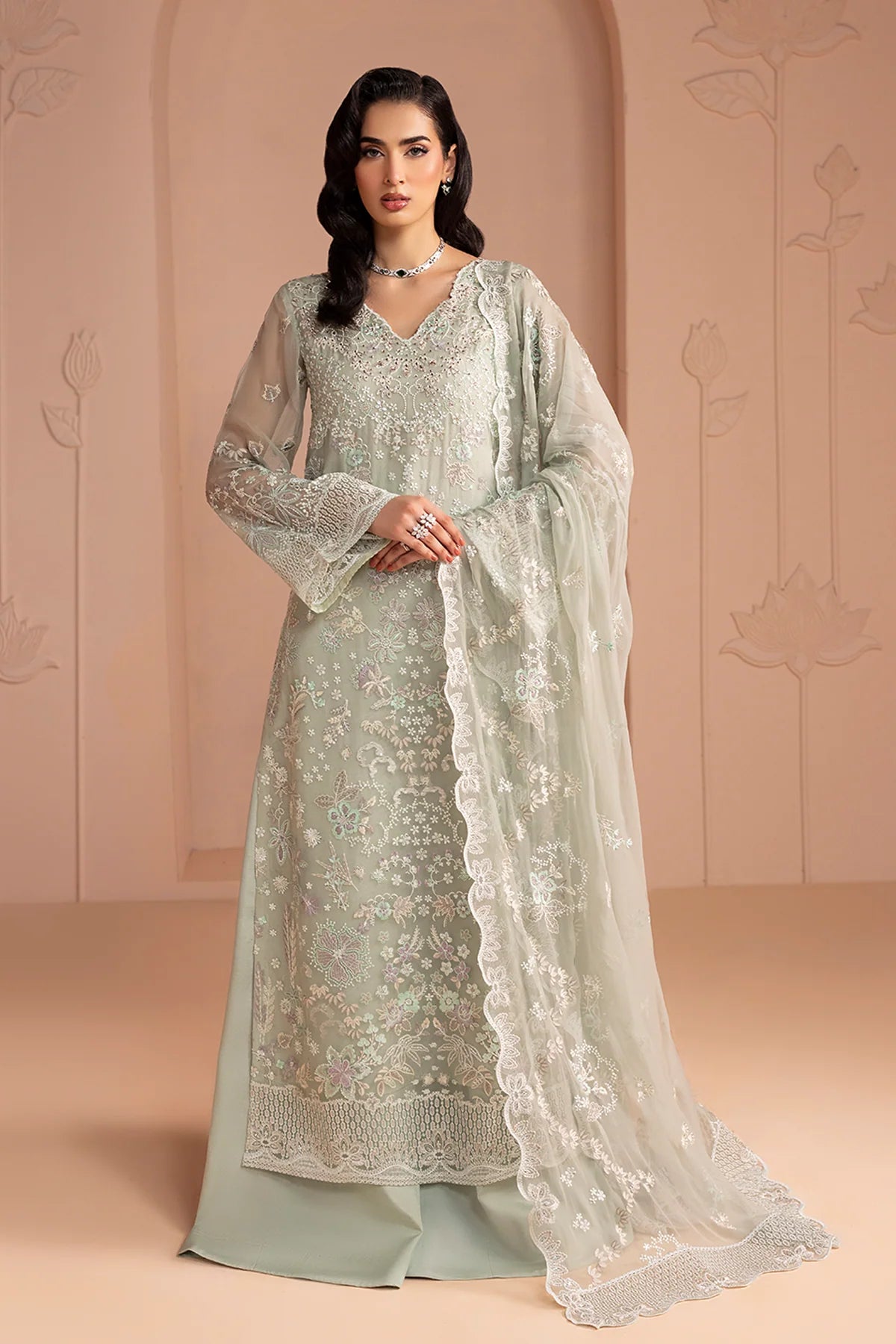 Lavish - Mint Whisper - Mirha Collections