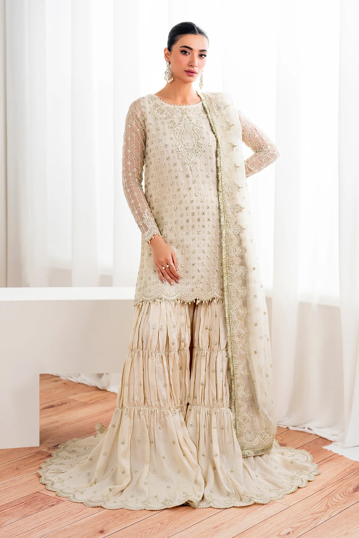 Baroque - EMBROIDERED CHIFFON UF-687