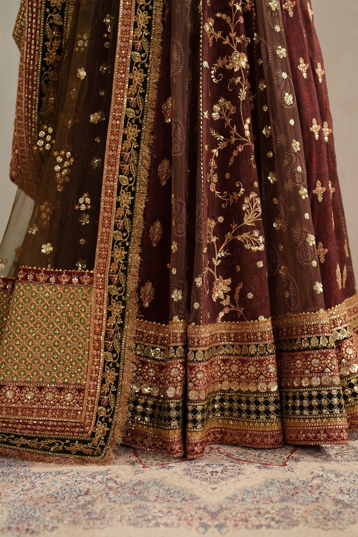 Baroque - EMBROIDERED CHIFFON UF-4376