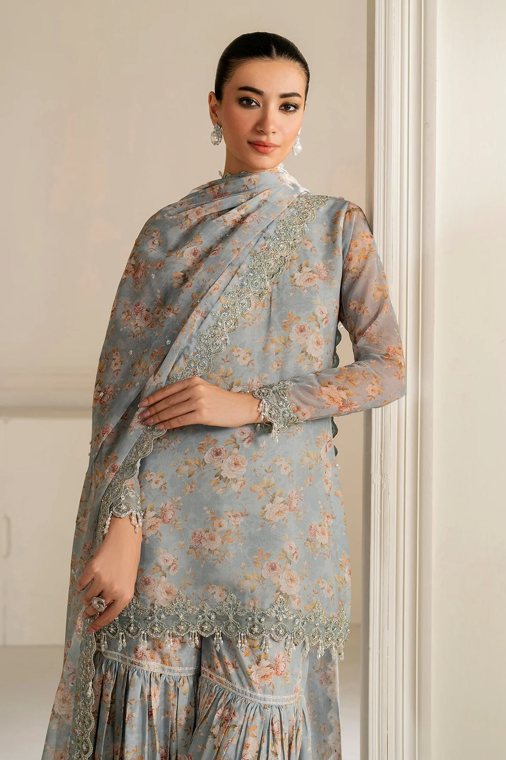 Baroque - EMBROIDERED CHIFFON UF-4165