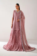 Baroque - EMBROIDERED CHIFFON UF-4388 - Mirha Collections