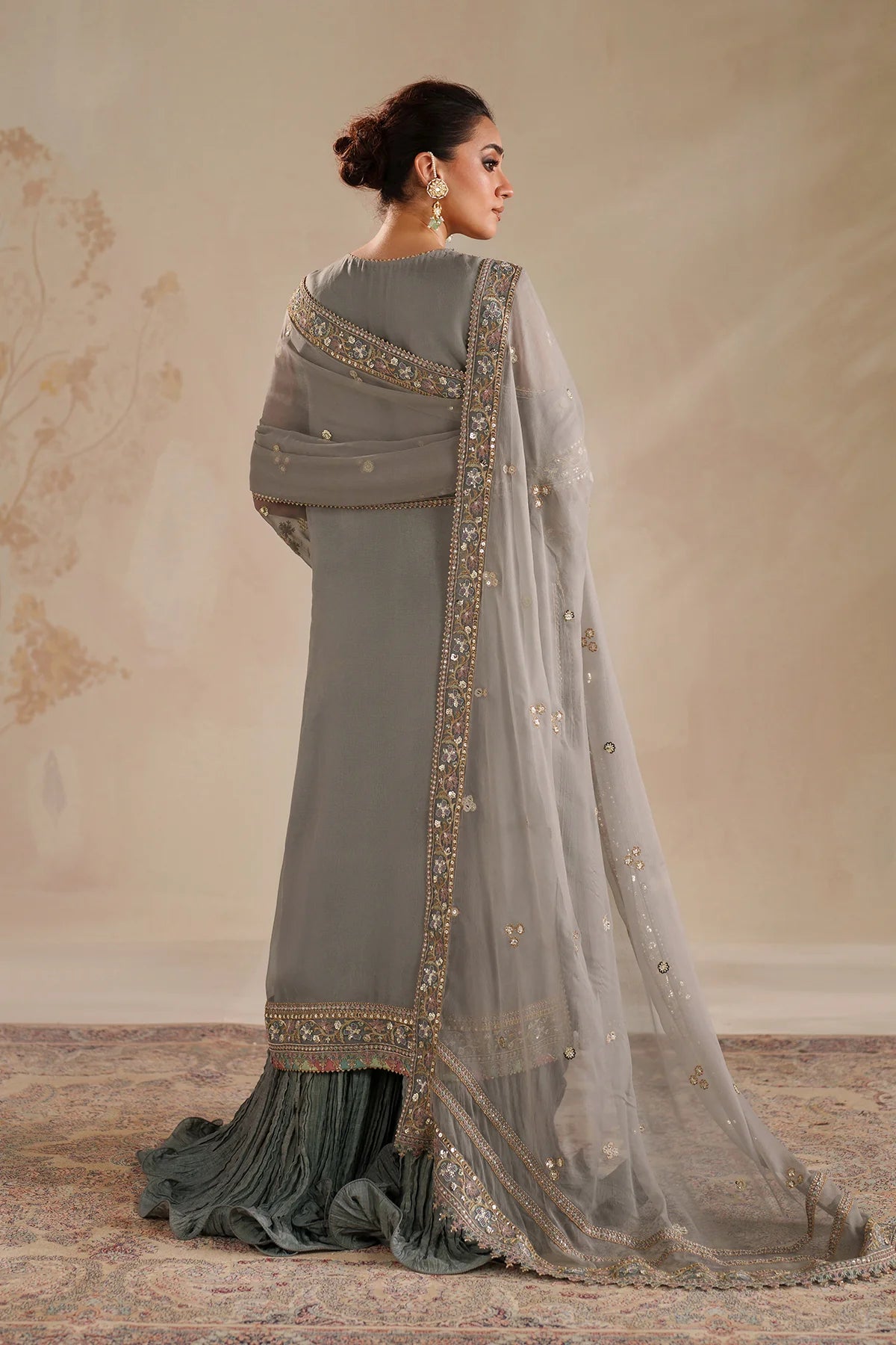 Baroque - EMBROIDERED CHIFFON UF-4364