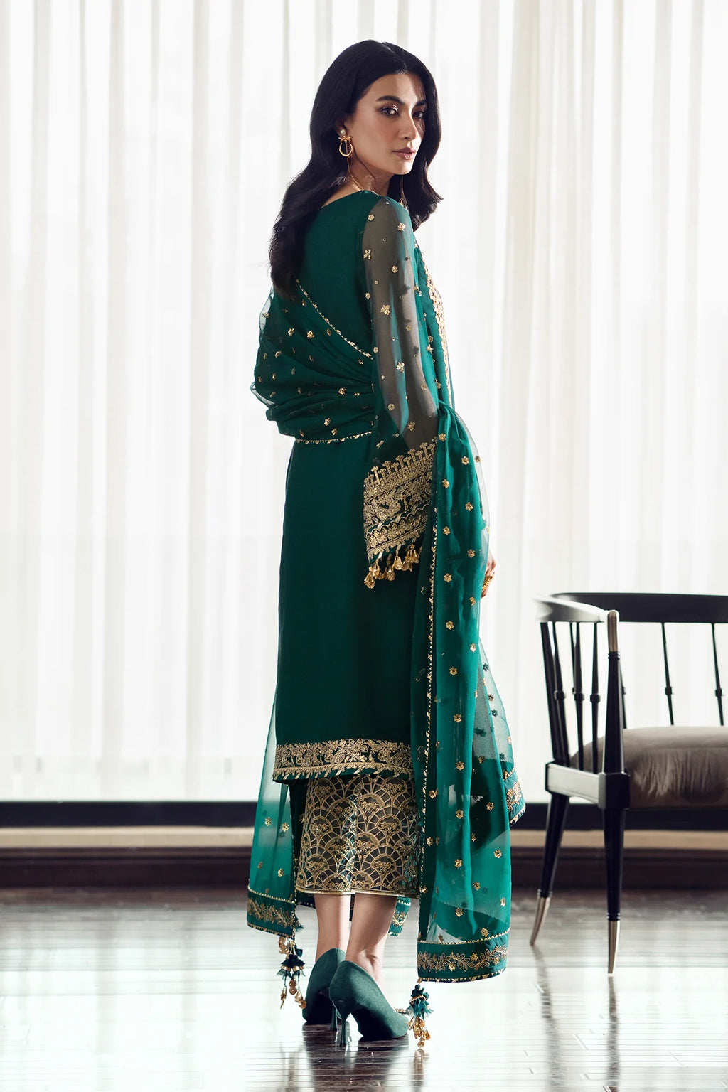 Baroque - EMBROIDERED CHIFFON UF-505