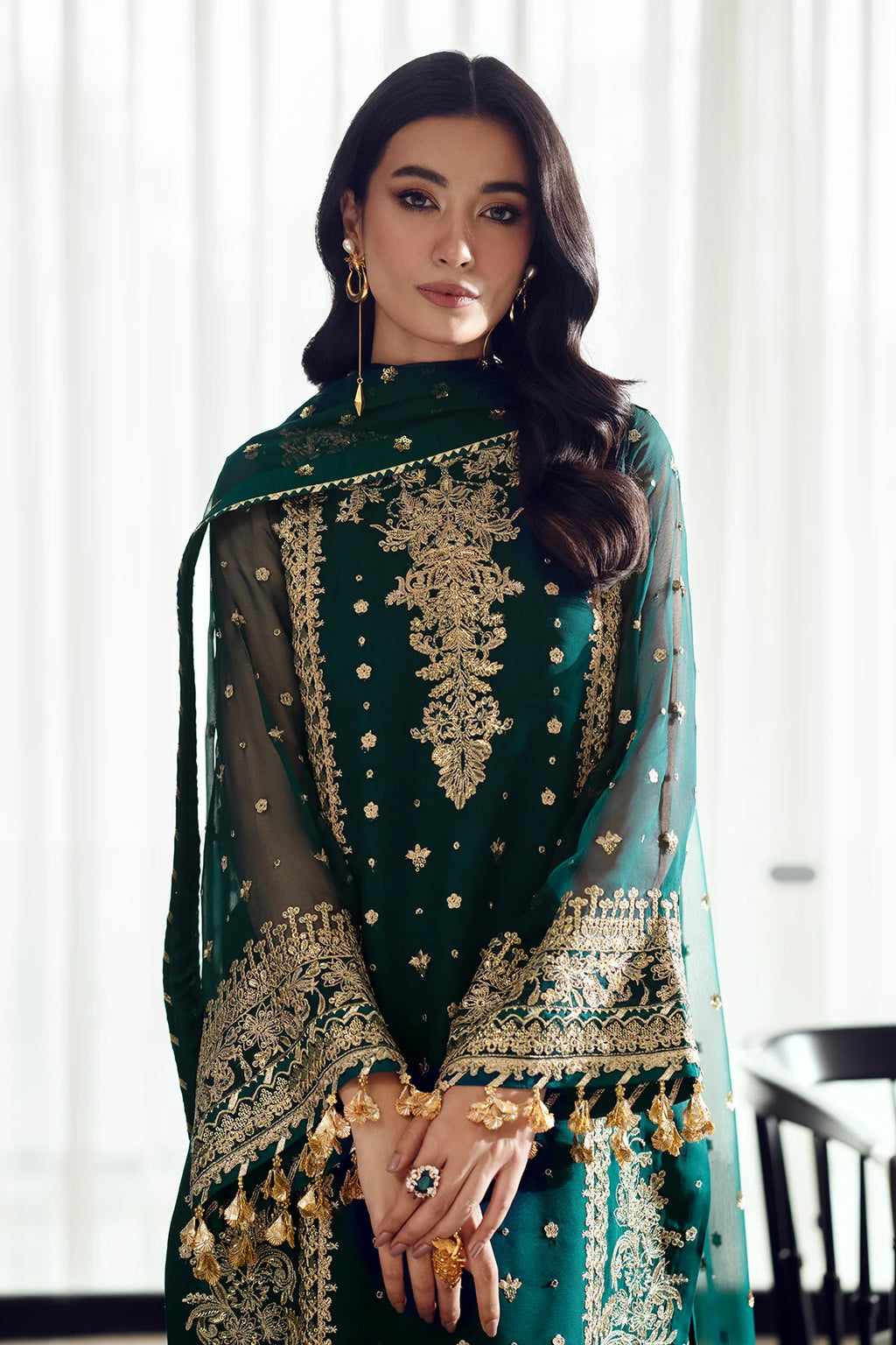 Baroque - EMBROIDERED CHIFFON UF-505