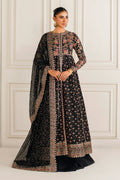 Baroque - EMBROIDERED CHIFFON UF-4156 - Mirha Collections
