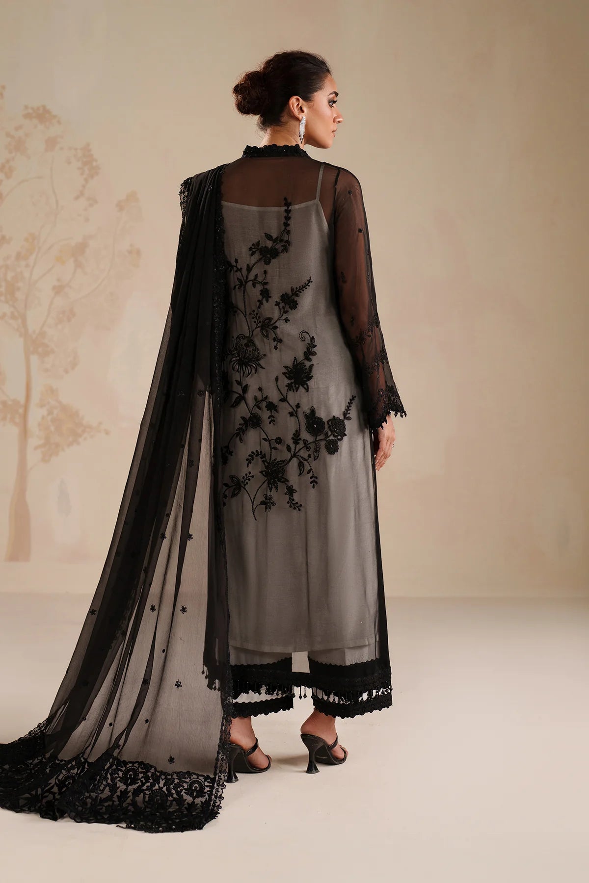Baroque - EMBROIDERED CHIFFON UF-4365