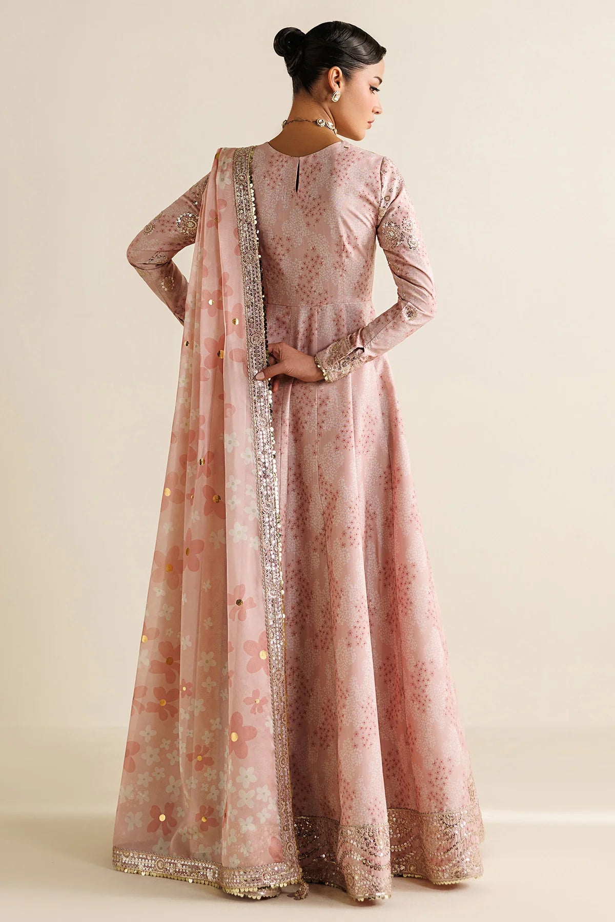 Jazmin - Embroidered Raw Silk UR-7067
