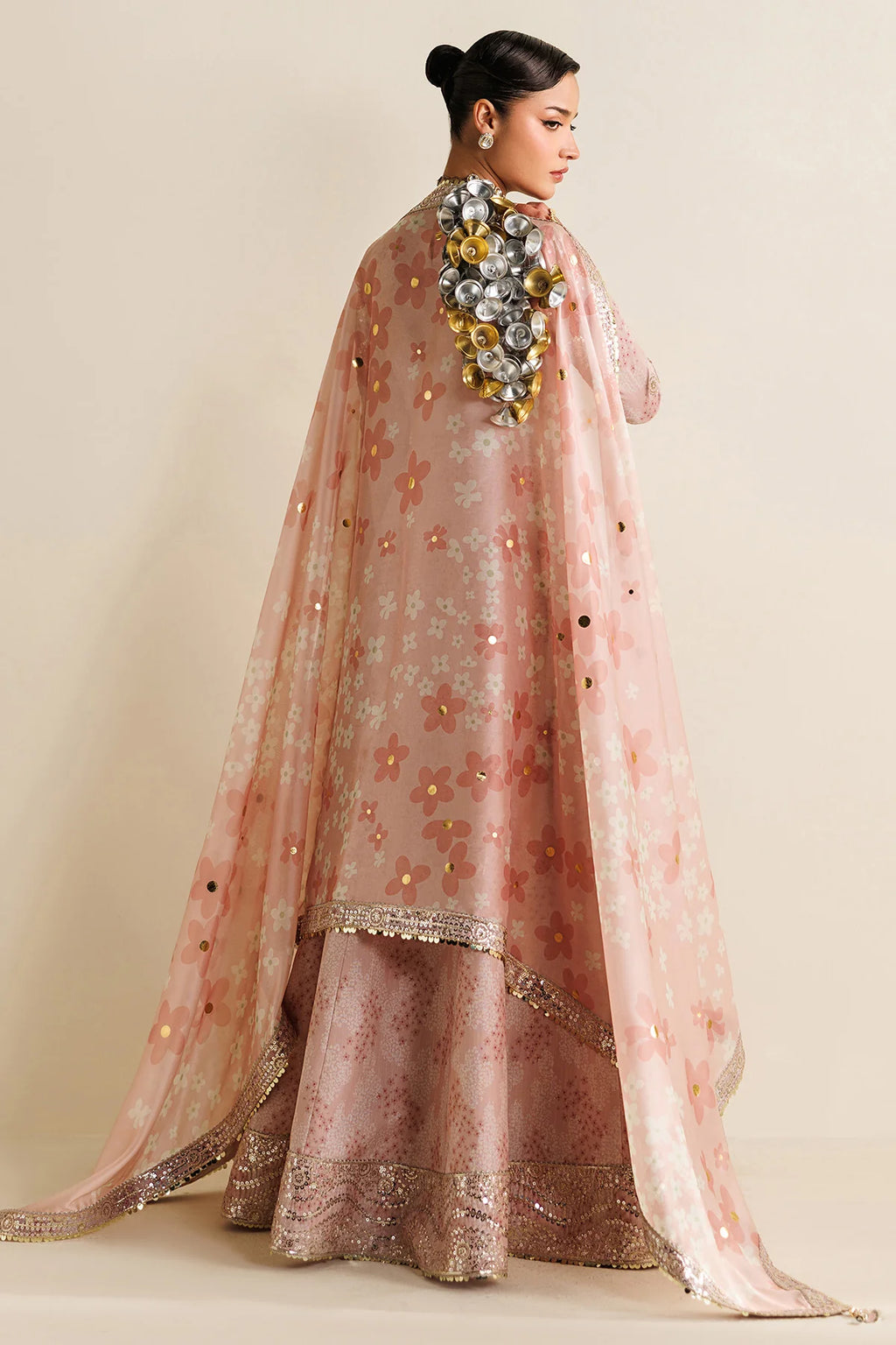 Jazmin - Embroidered Raw Silk UR-7067