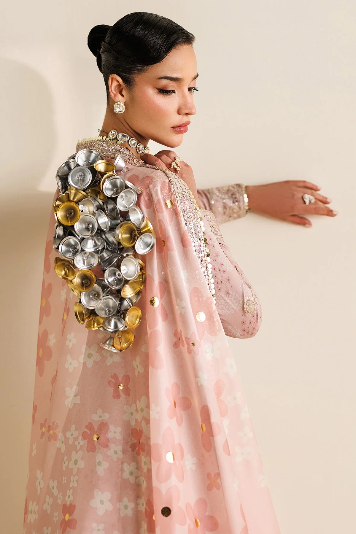 Jazmin - Embroidered Raw Silk UR-7067