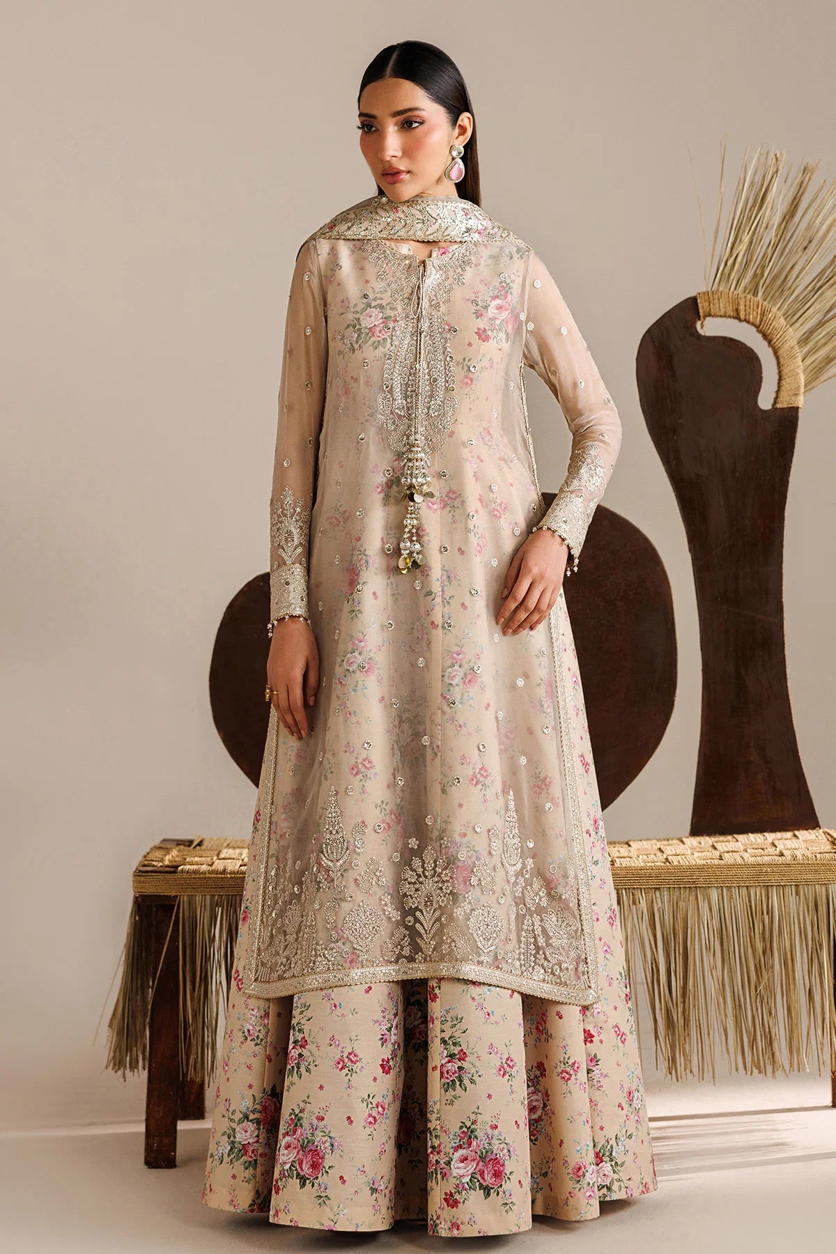 Jazmin - EMBROIDERED CHIFFON UC-3117