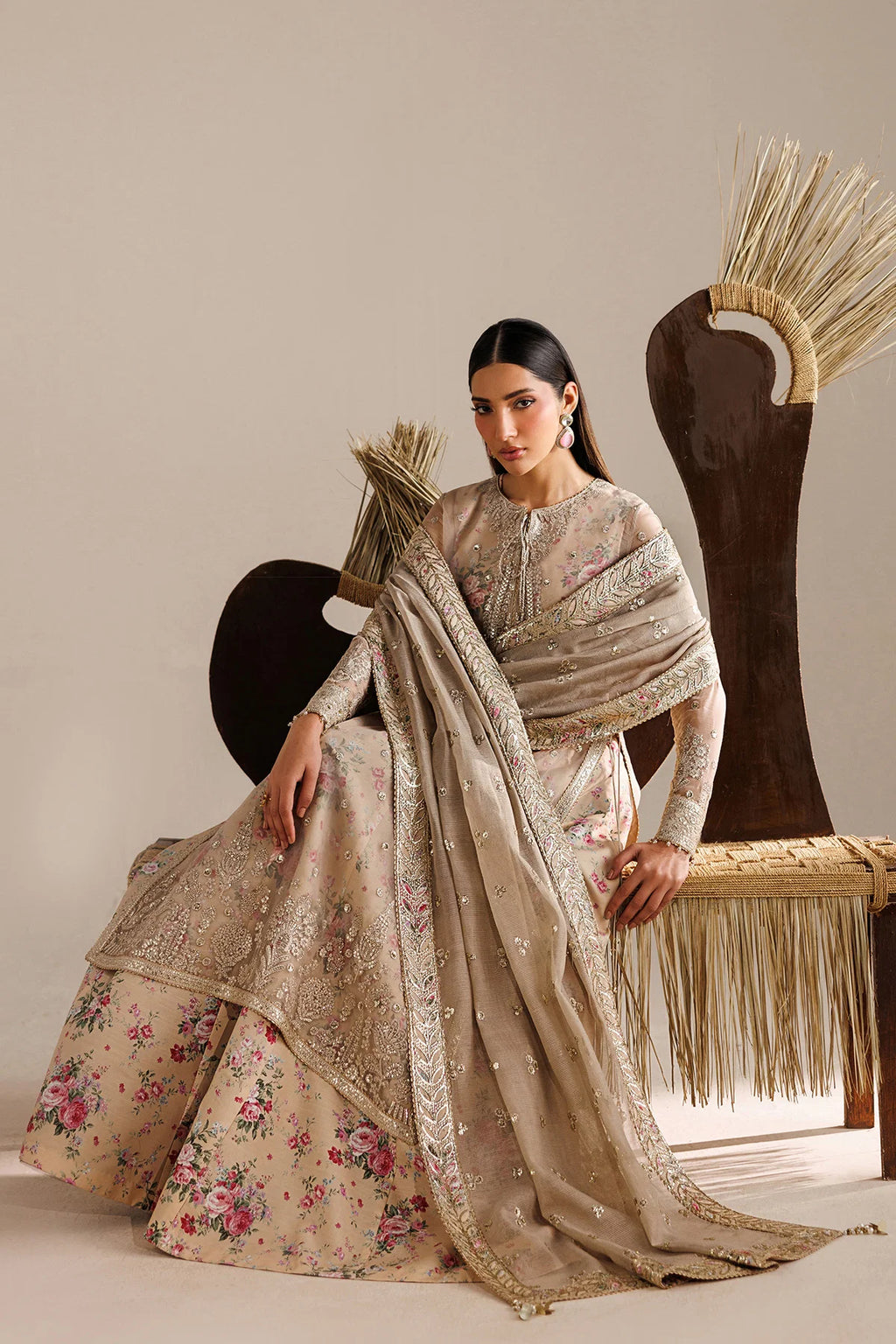 Jazmin - EMBROIDERED CHIFFON UC-3117