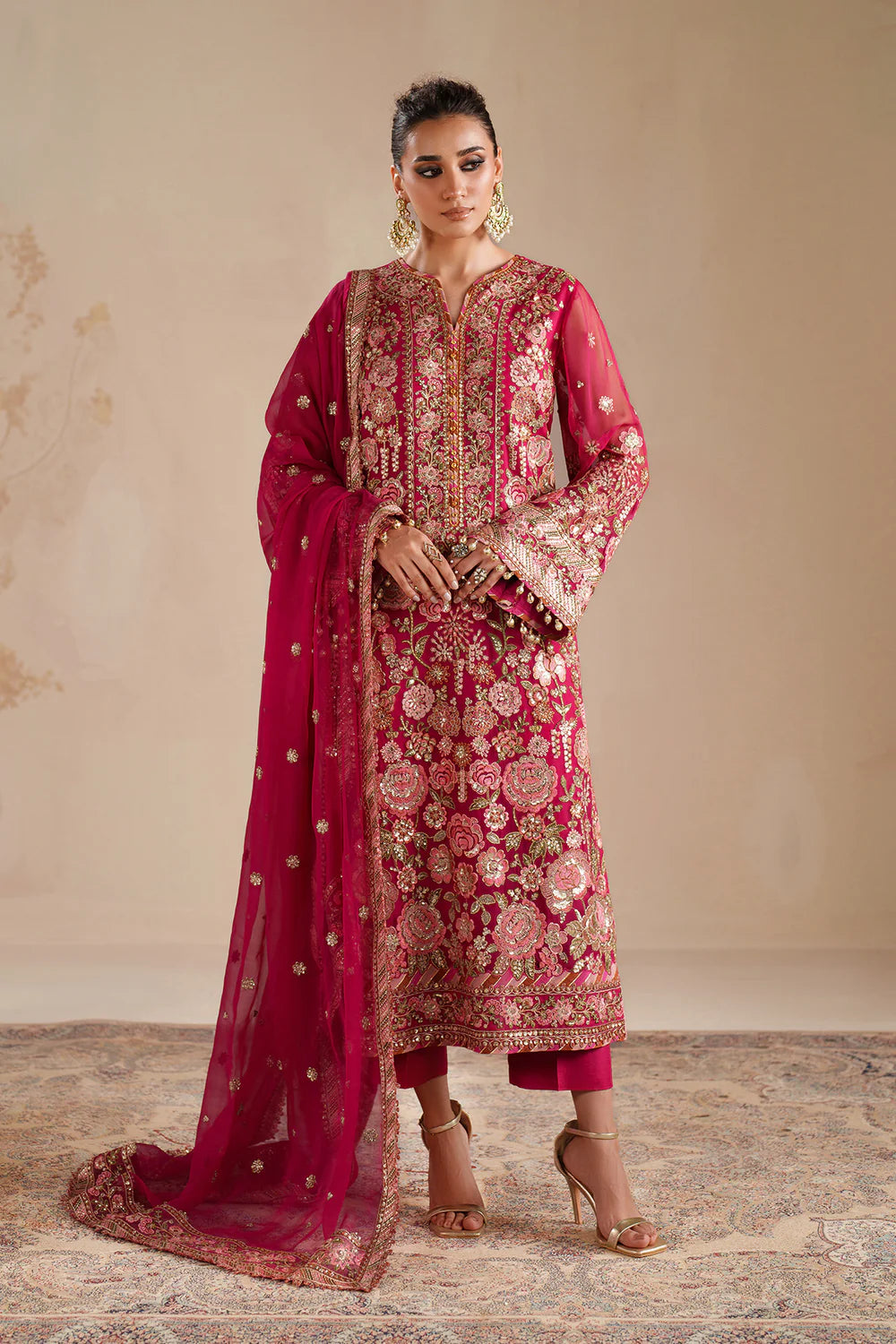 Baroque - EMBROIDERED CHIFFON UF-4363