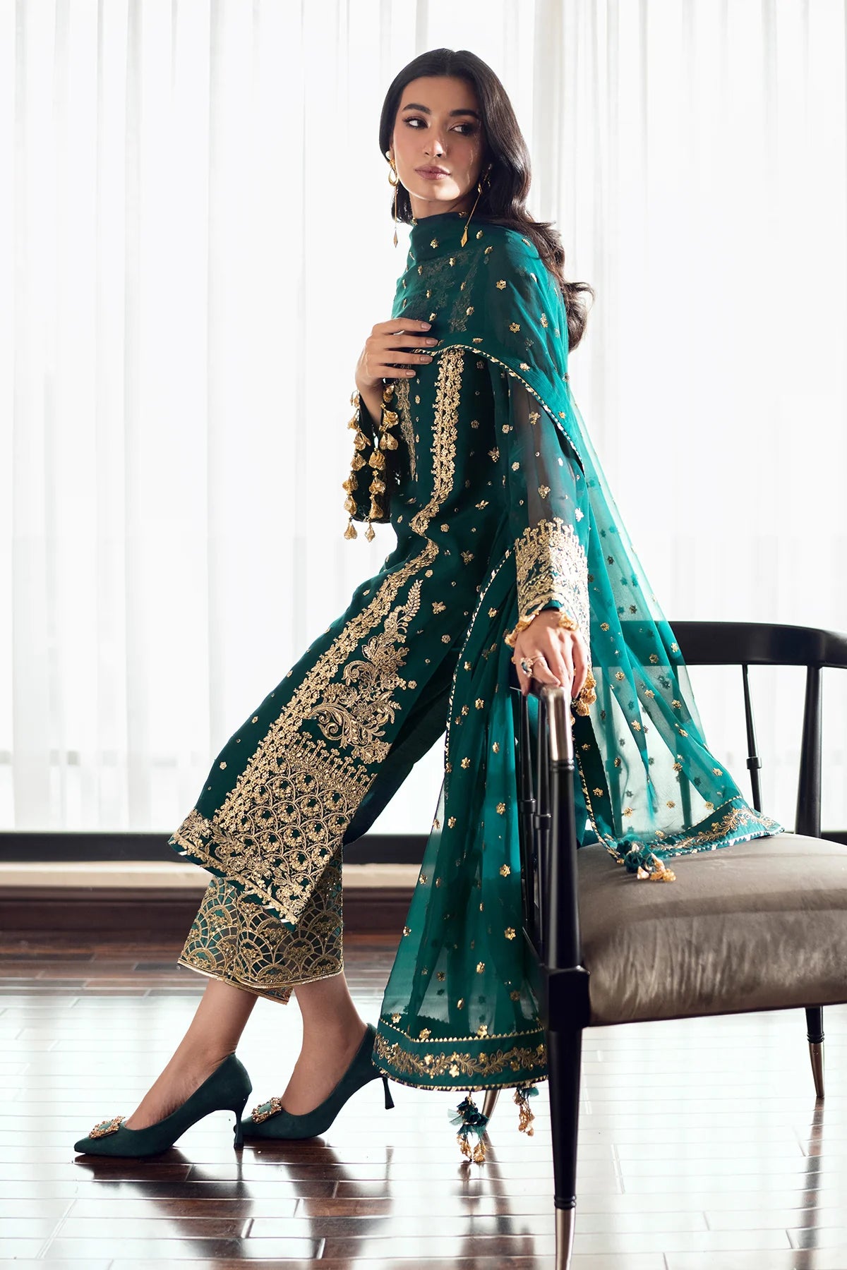 Baroque - EMBROIDERED CHIFFON UF-505