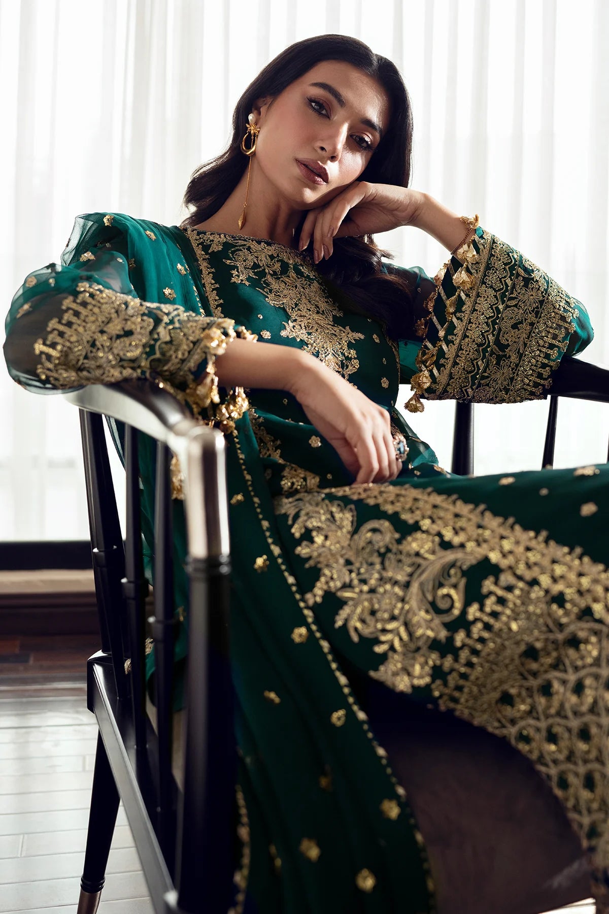 Baroque - EMBROIDERED CHIFFON UF-505
