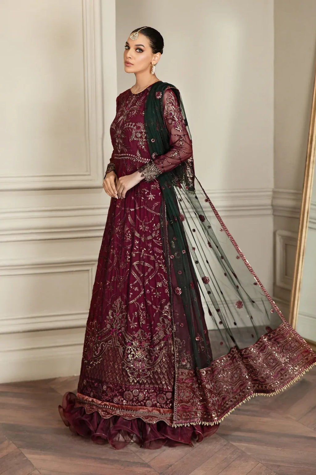 Zarif | Mehroz Formals  | Berry Wood