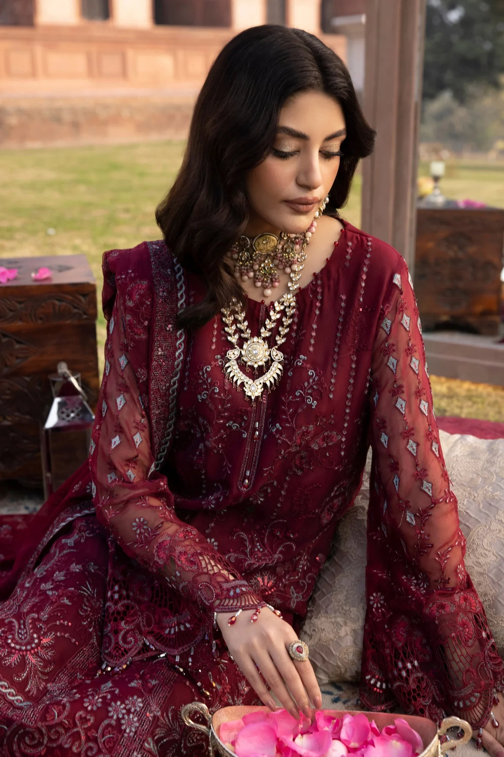 Lavish - Burgundy - Mirha Collections