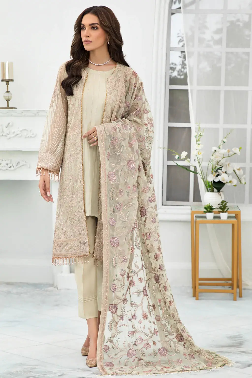 Zarif | DE LUXURY Formals | FLORA - Mirha Collections