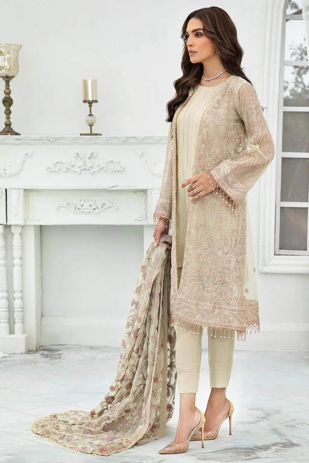 Zarif | DE LUXURY Formals | FLORA - Mirha Collections