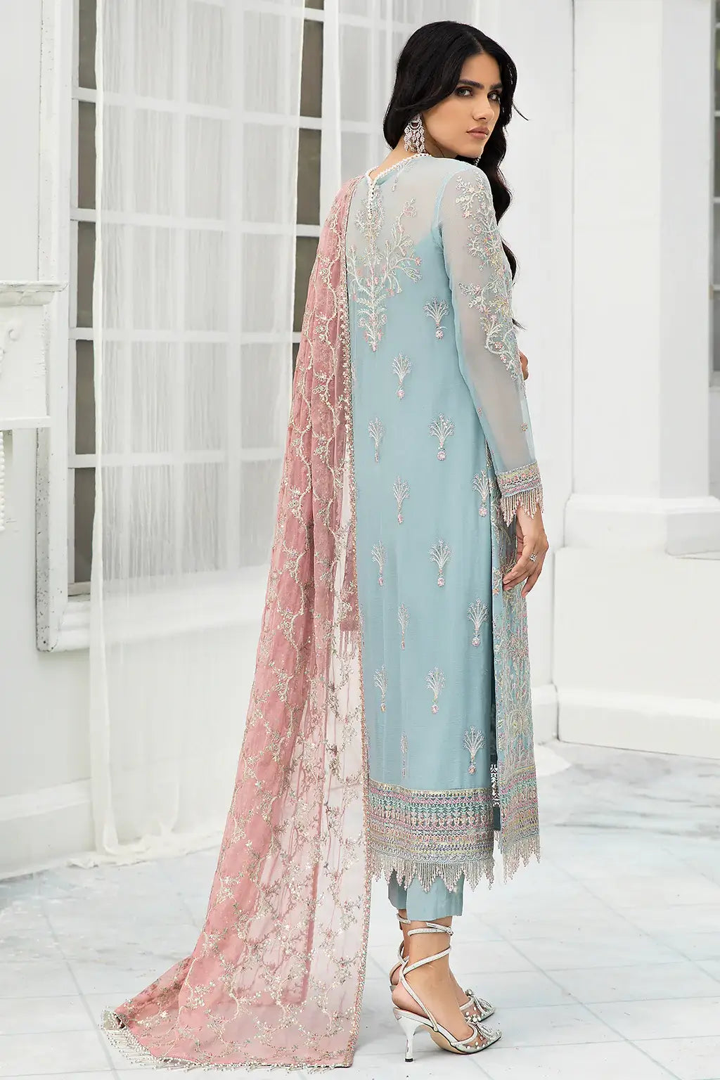 Zarif | DE LUXURY Formals | BLUE MIST - Mirha Collections