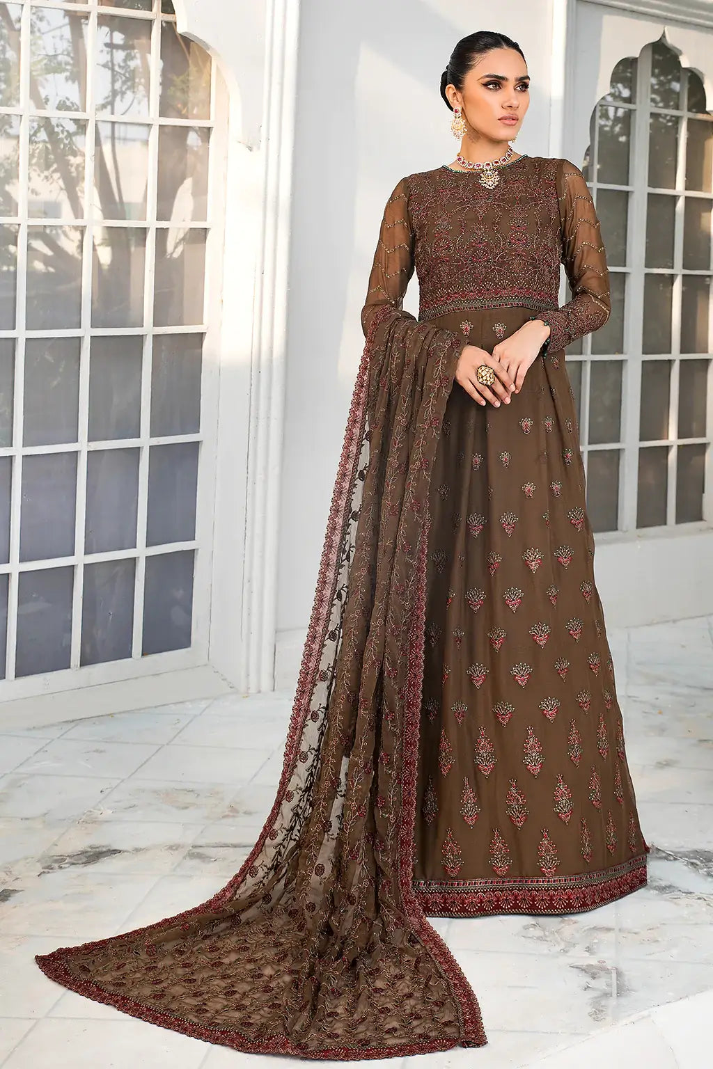 Zarif | DE LUXURY Formals | HAZEL WOOD - Mirha Collections