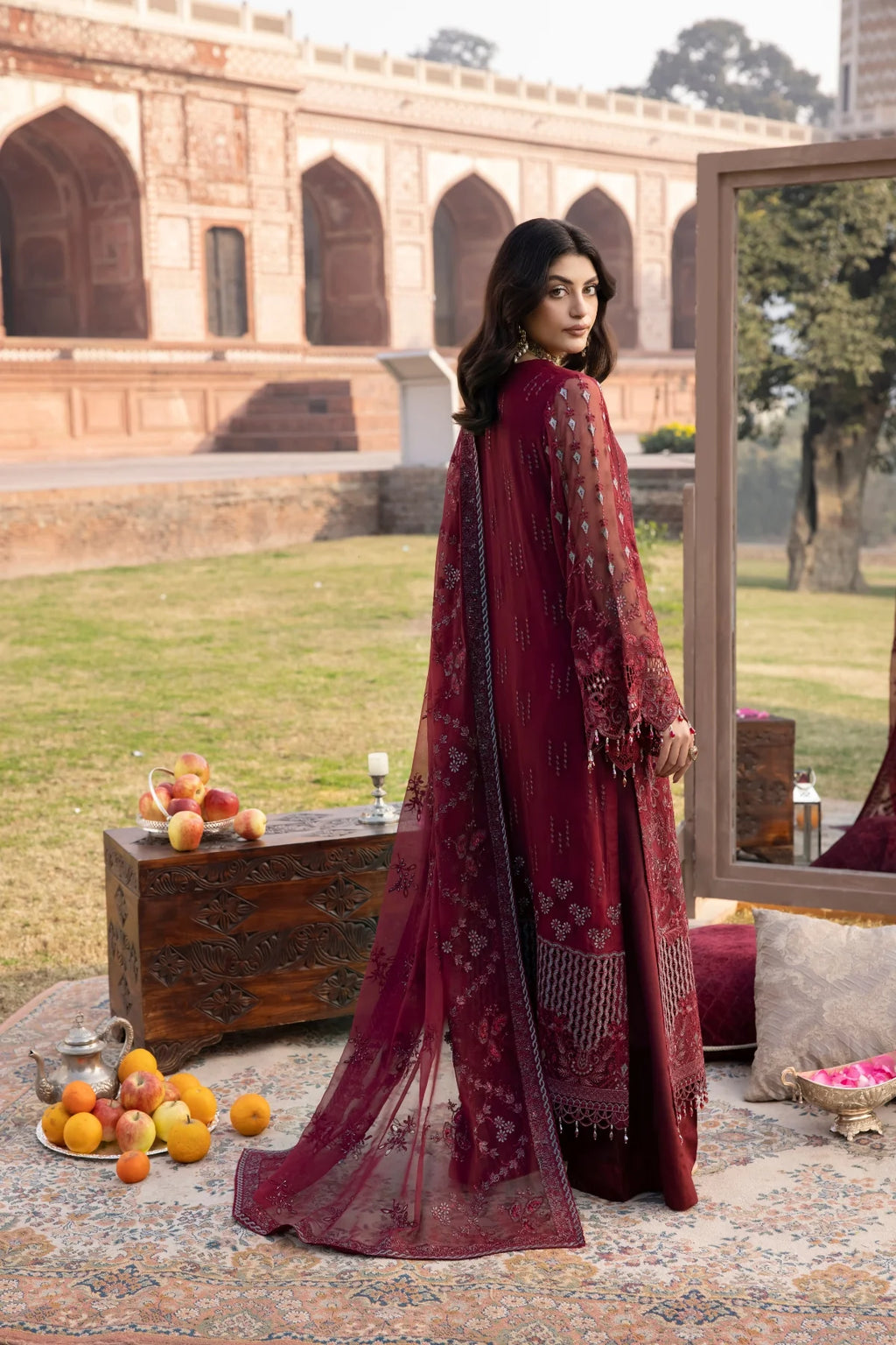 Lavish - Burgundy - Mirha Collections