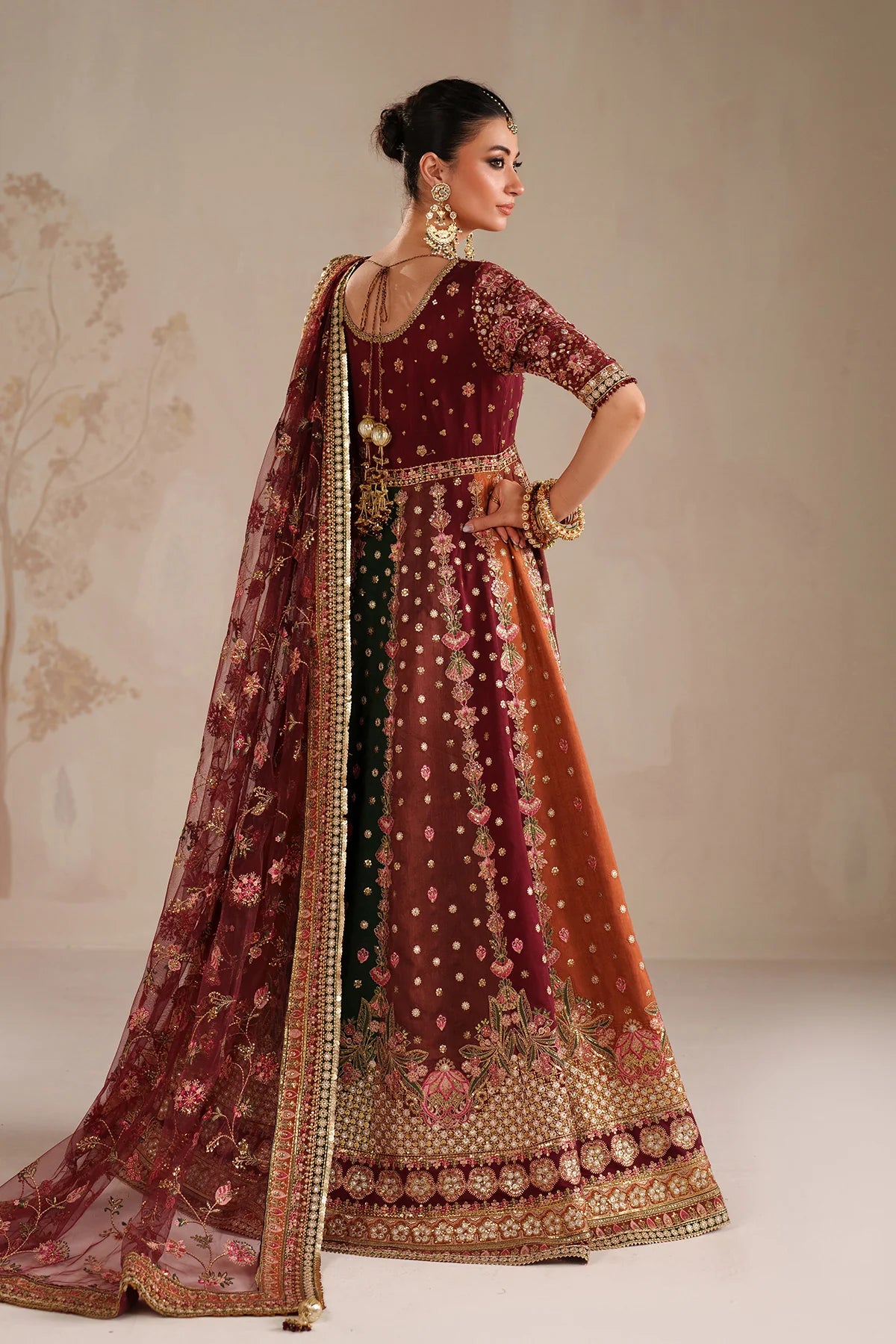 Baroque - EMBROIDERED RAW SILK UF-4366