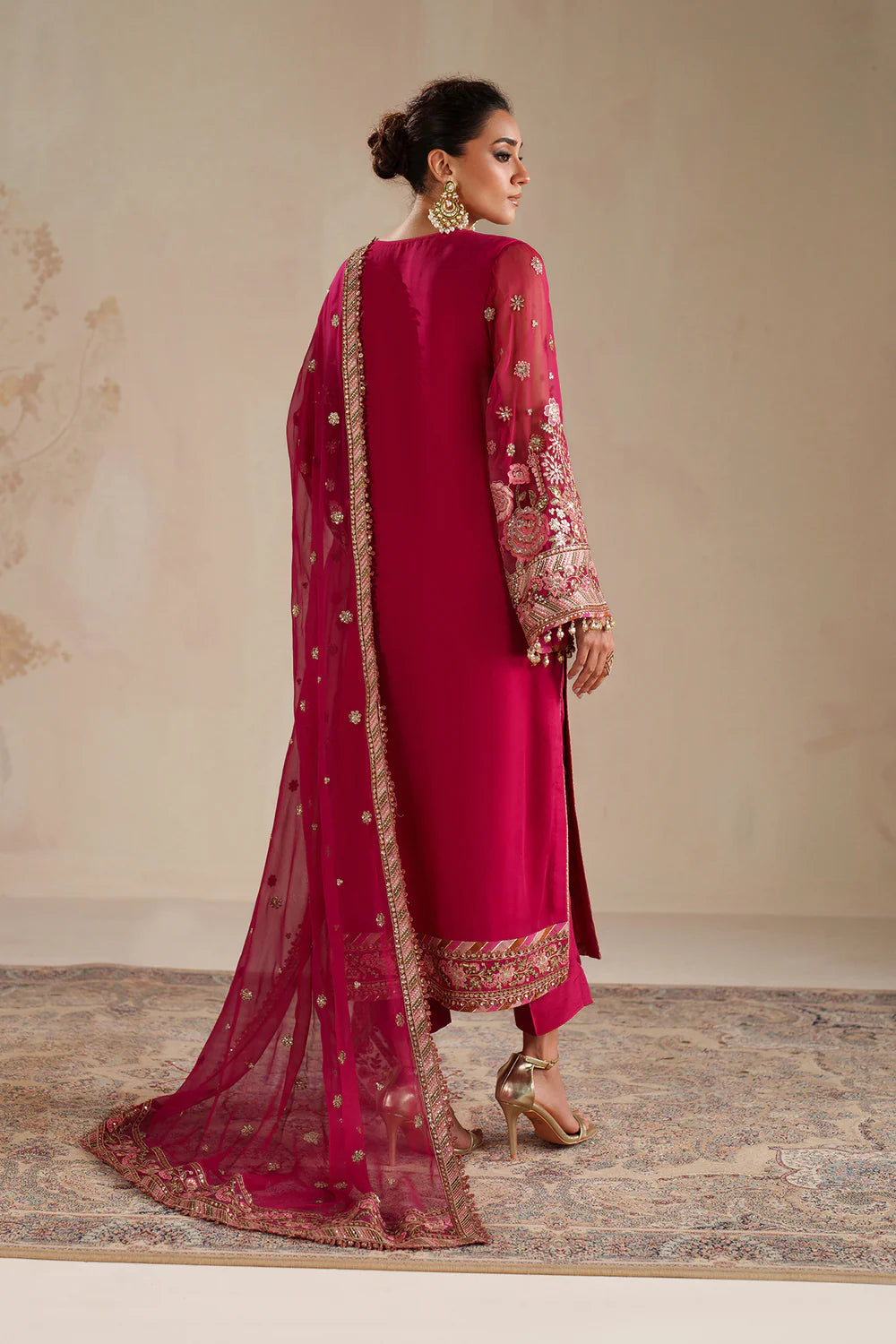Baroque - EMBROIDERED CHIFFON UF-4363