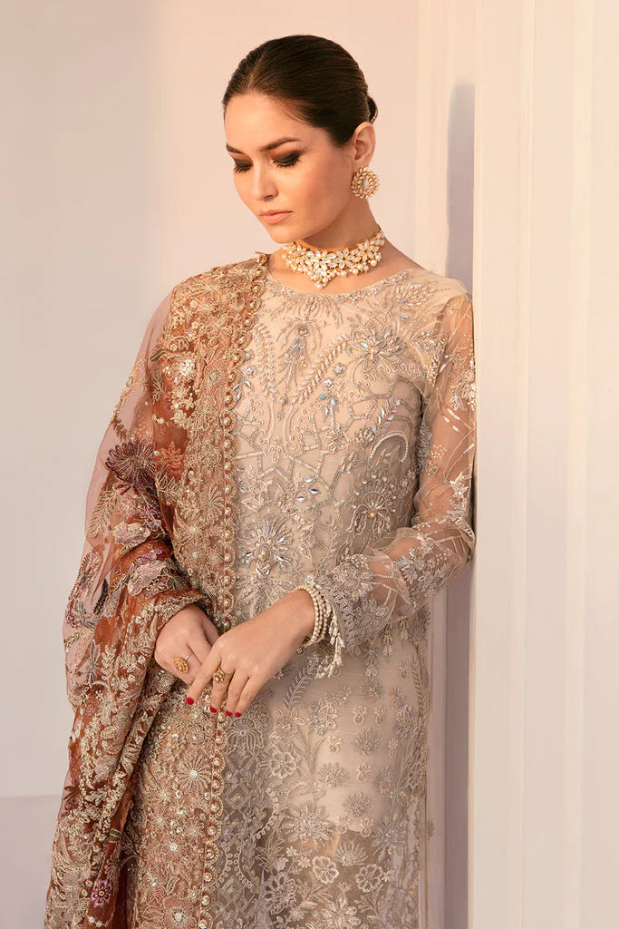 EMBROIDERED NET CH11-03 - Mirha Collections