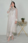Baroque - EMBROIDERED ORGANZA UF-186 - Mirha Collections