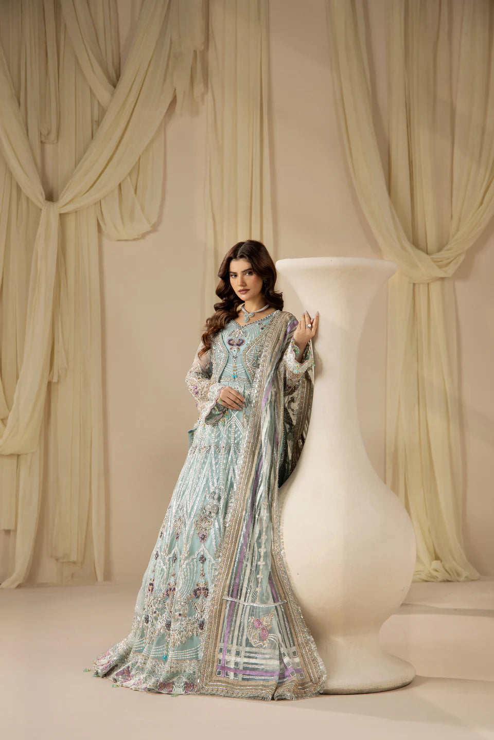 Areesha - Aqua Crystal Dream - Mirha Collections