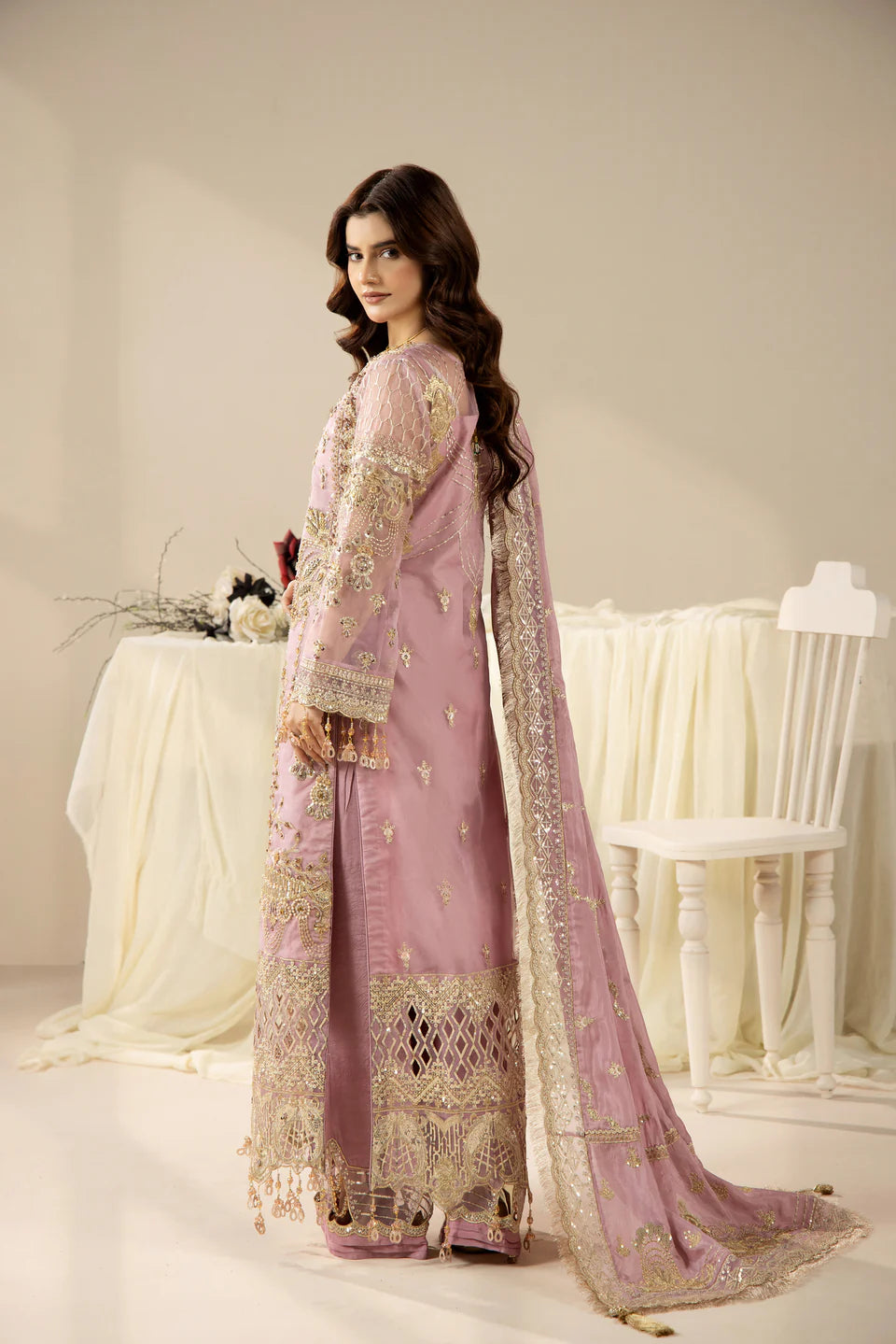 Areesha - Lavender Luxe Ensemble - Mirha Collections