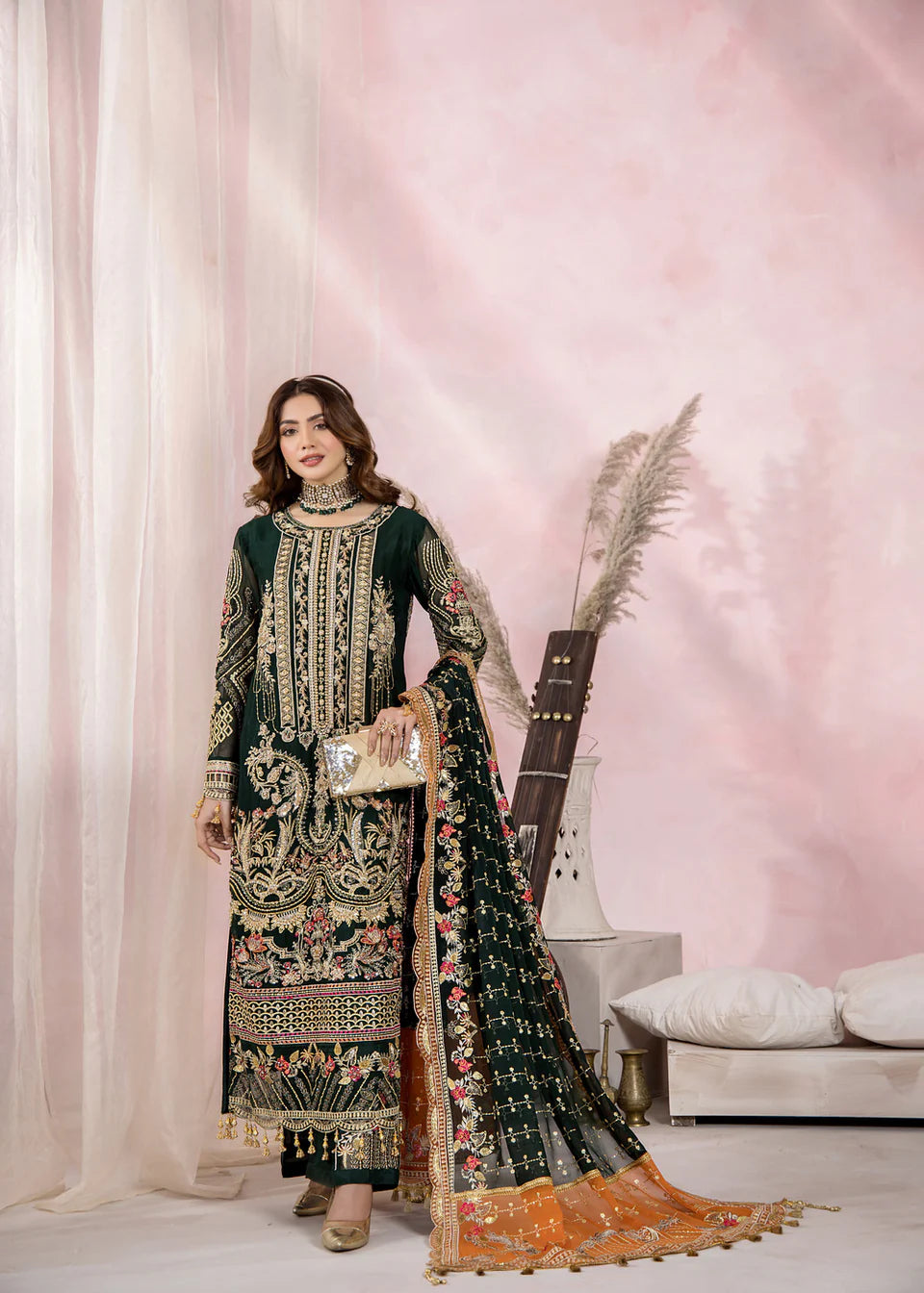 Areesha - EMERALD GRACE - Mirha Collections