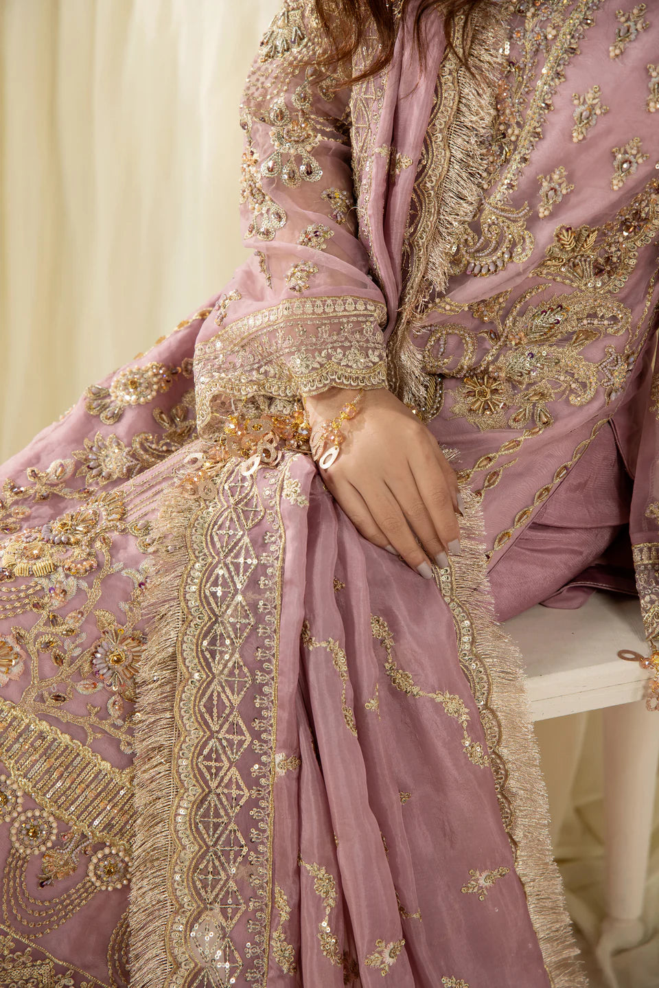 Areesha - Lavender Luxe Ensemble - Mirha Collections