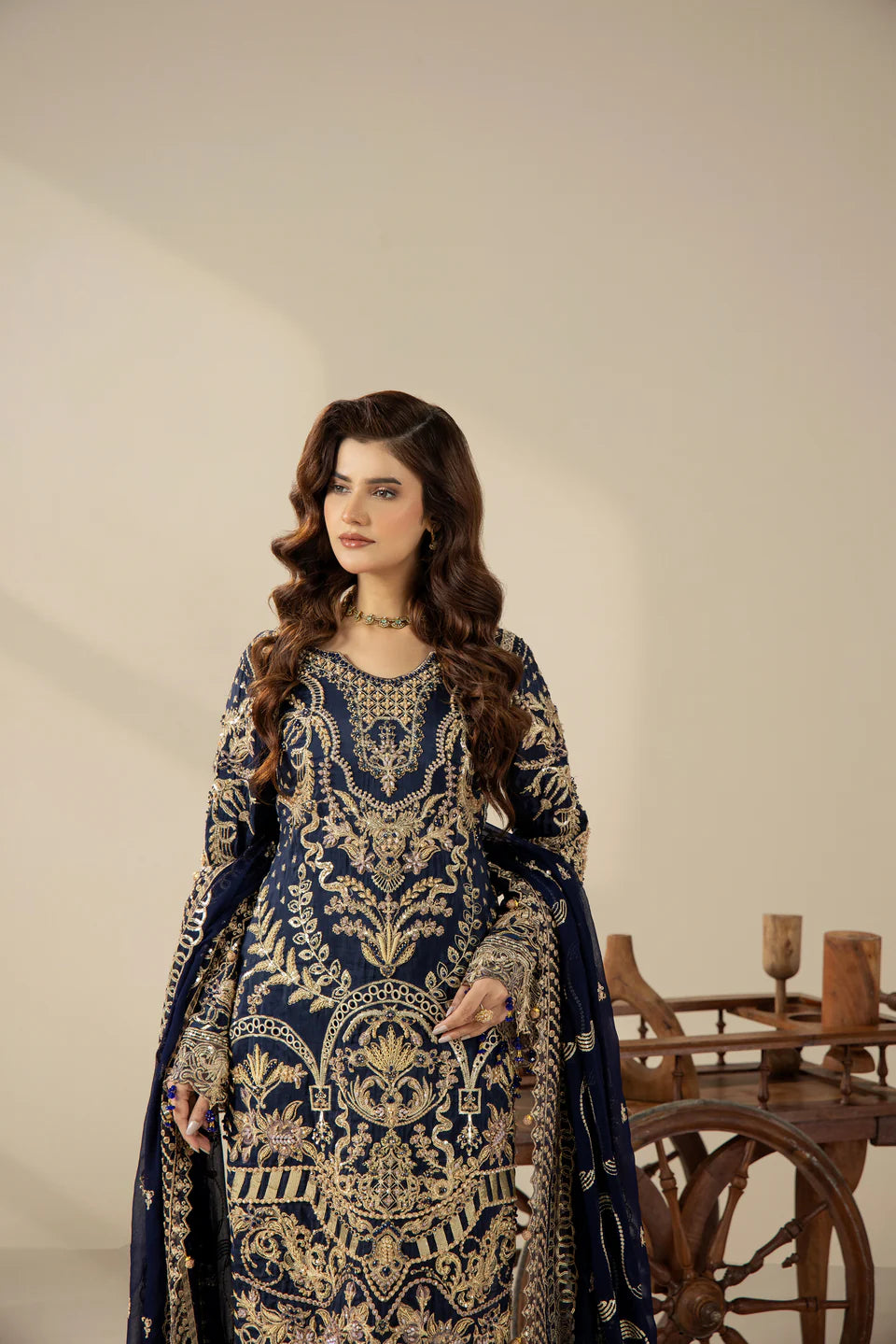 Areesha - Midnight Royal Embroidery - Mirha Collections