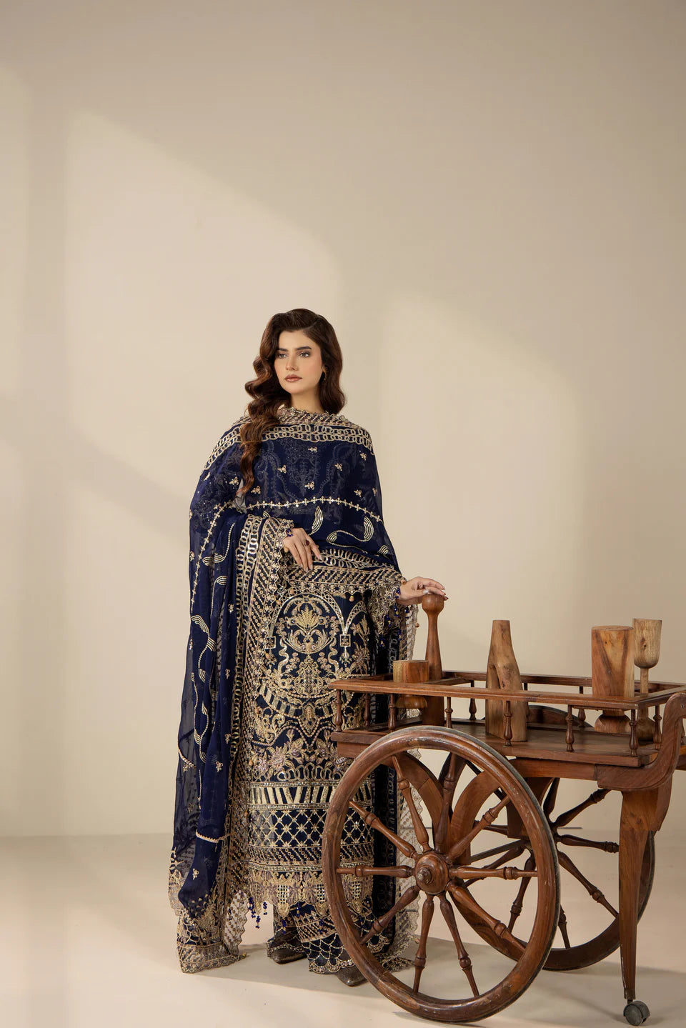 Areesha - Midnight Royal Embroidery - Mirha Collections