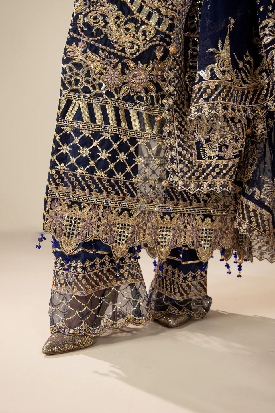 Areesha - Midnight Royal Embroidery - Mirha Collections