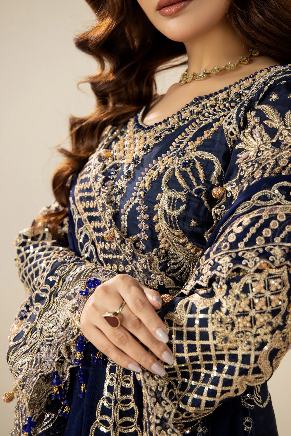 Areesha - Midnight Royal Embroidery - Mirha Collections