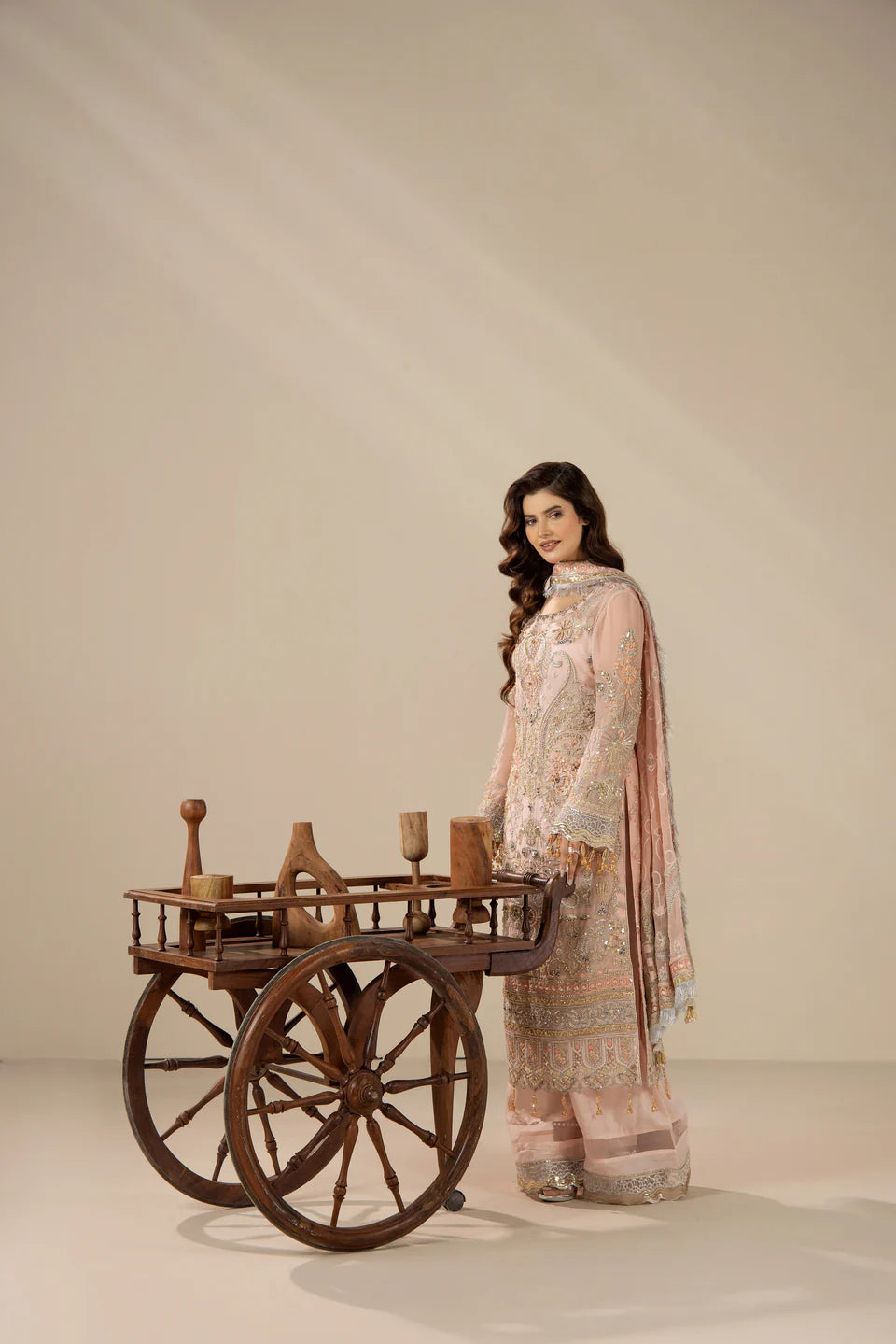 Areesha - Blush Pearl Elegance - Mirha Collections