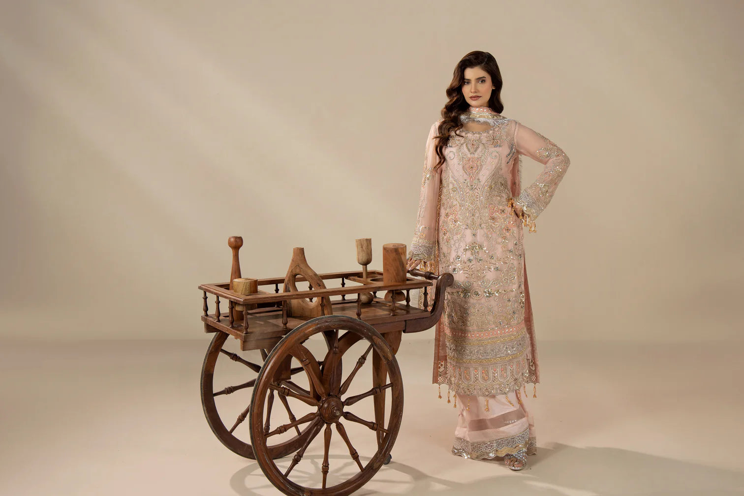 Areesha - Blush Pearl Elegance - Mirha Collections