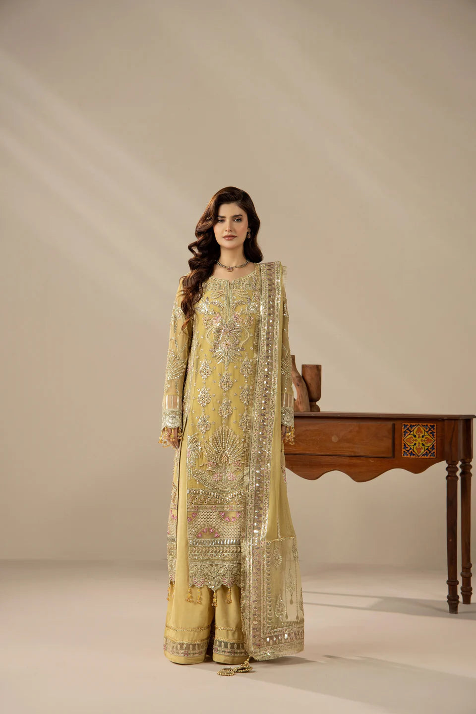 Areesha - Opulent Gold Harmony - Mirha Collections