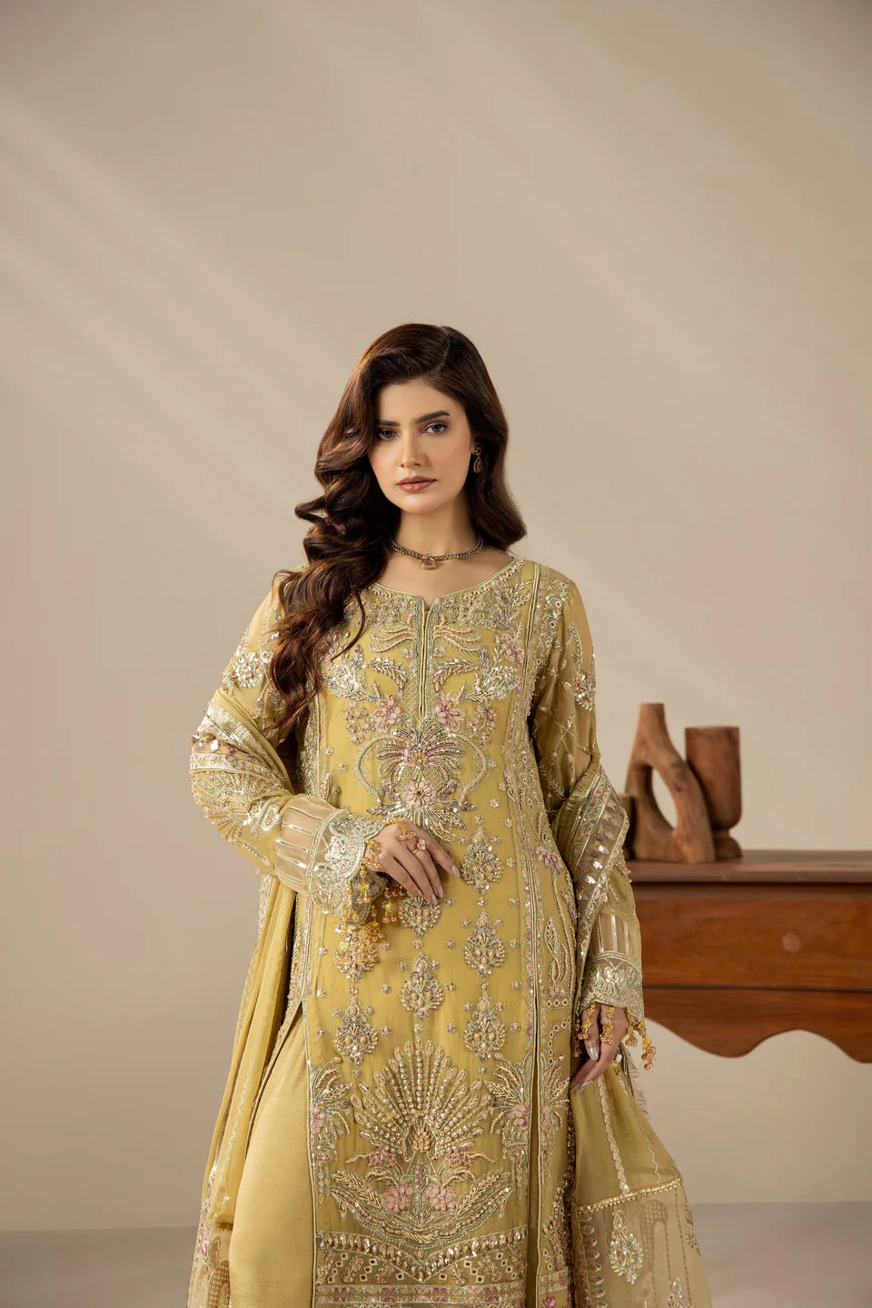 Areesha - Opulent Gold Harmony - Mirha Collections