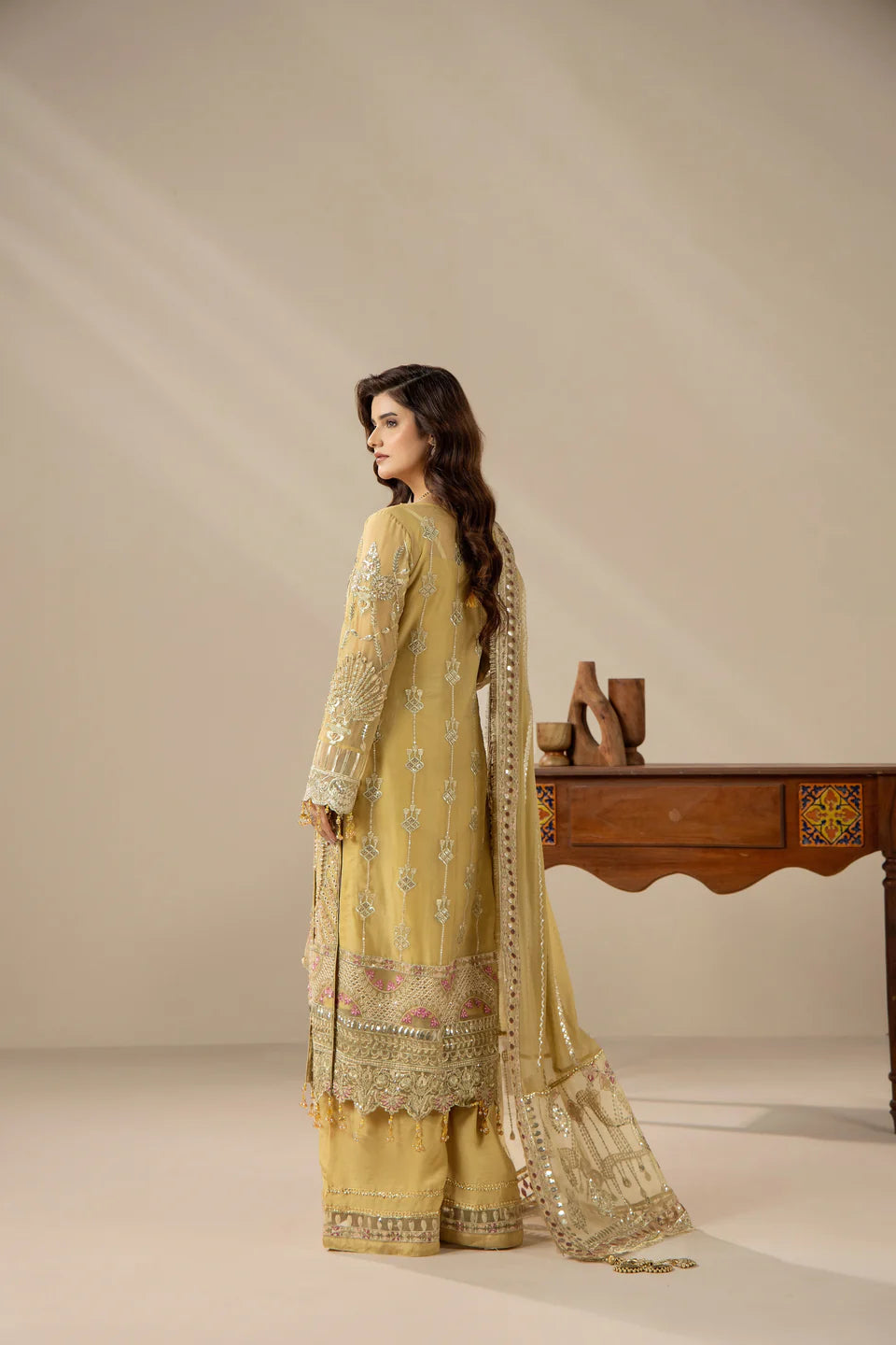 Areesha - Opulent Gold Harmony - Mirha Collections